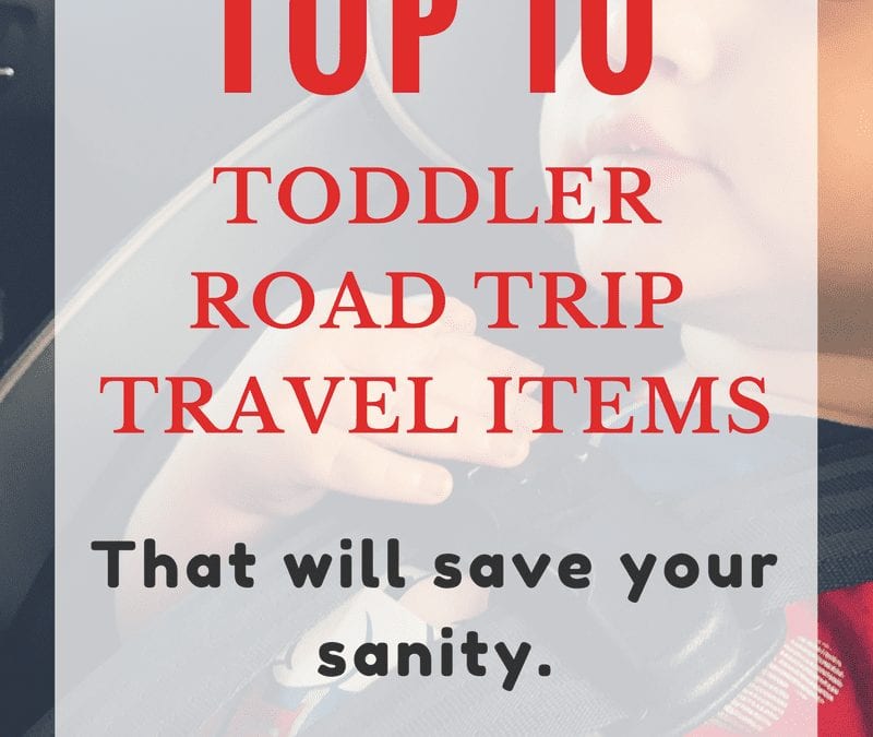 Top 10 Toddler Road Trip Travel Items