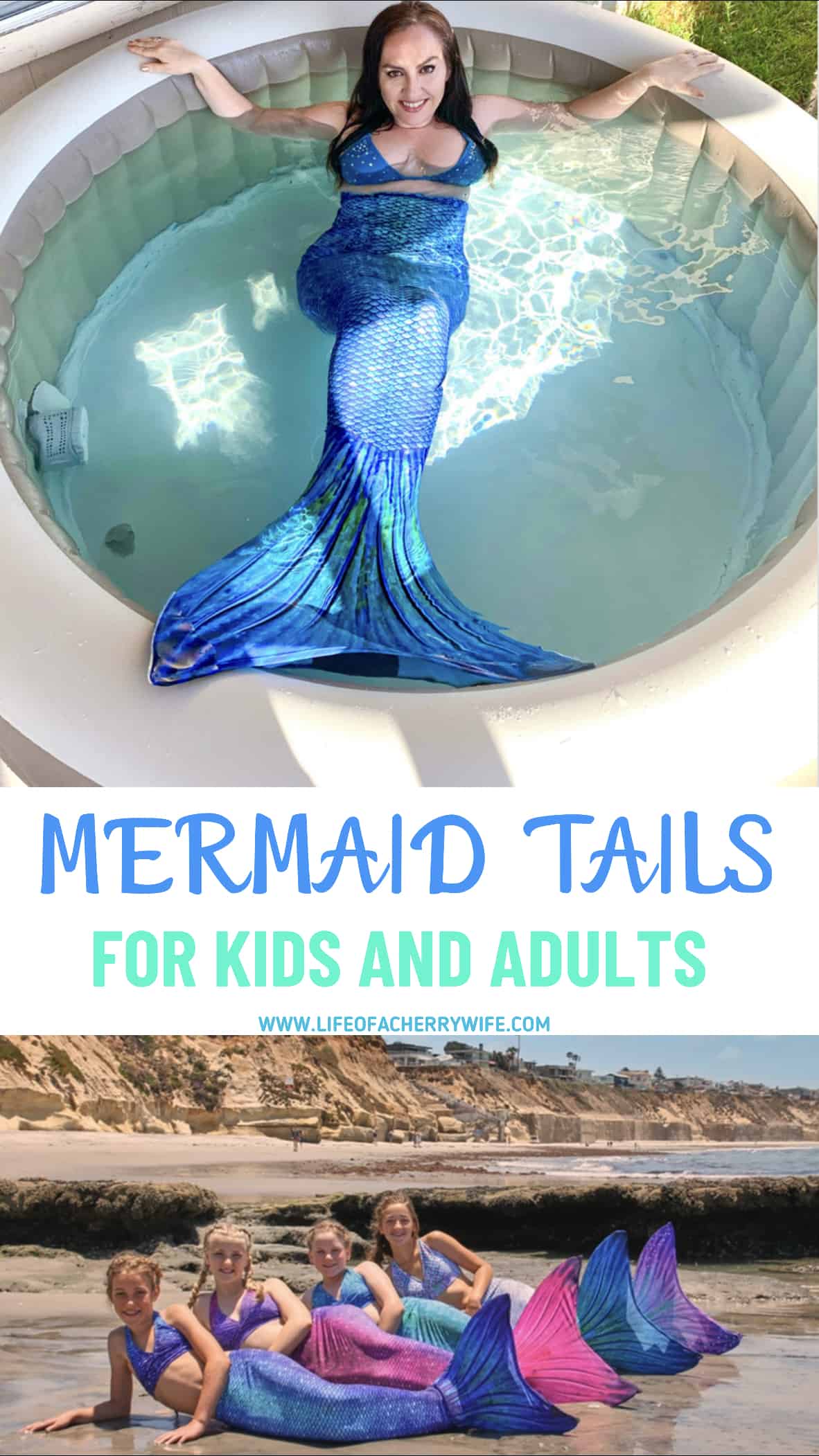 Mermaid tails for kids and adults
