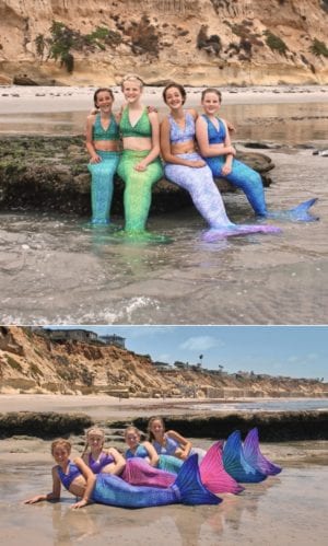 mermaid tails for girls