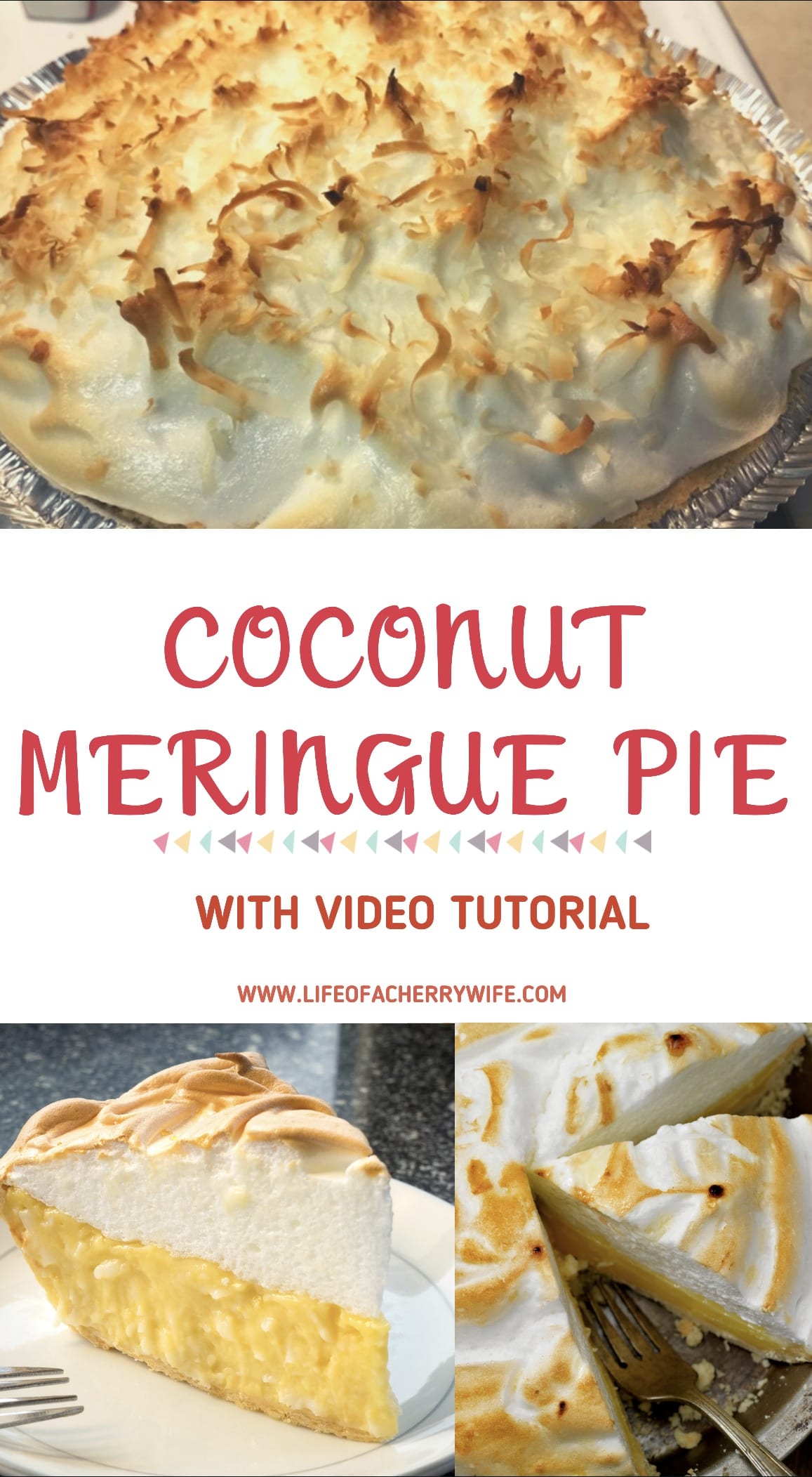 Easy Coconut Meringue Pie Recipe with Video