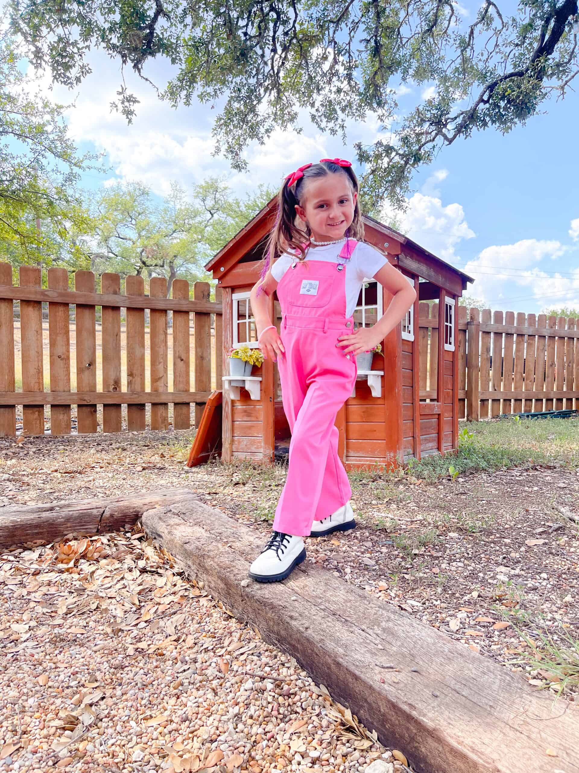 Pink Jumpsuit from SHEIN for kids